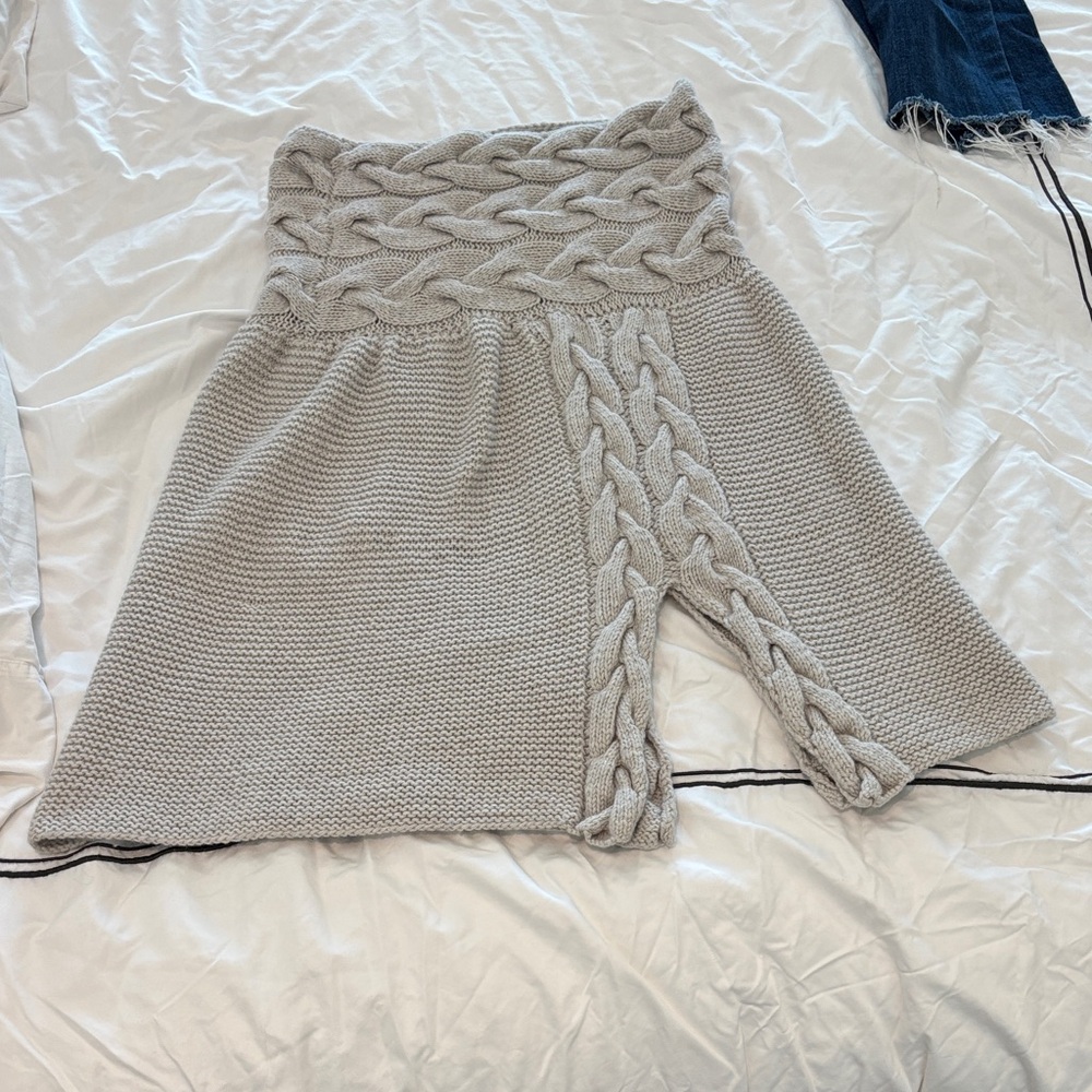 Shari's Place Chunky Knit Skirt
